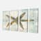 Designart - Coastal Pastel seashells III - Vintage Nautical Canvas Art